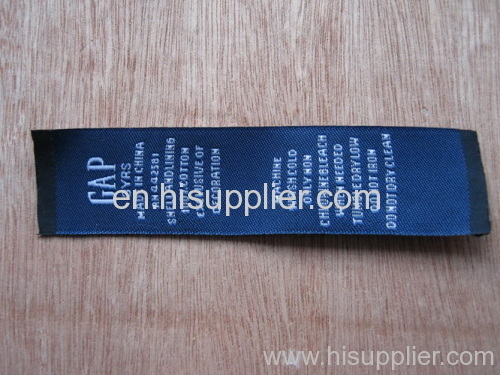 Brand woven labels
