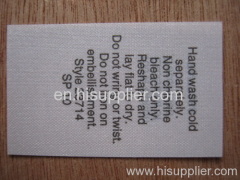 Custom garment labels