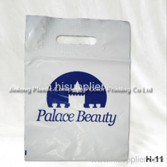 LDPE die-cut bag with handle