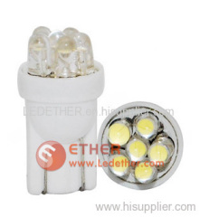 T10 6pcs LED Light Wedge Bulbs