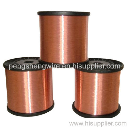Copper coated steel wire