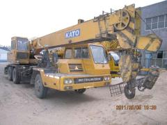 used original kato truck mounted crane