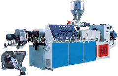 Plastic hot cut granulating production line