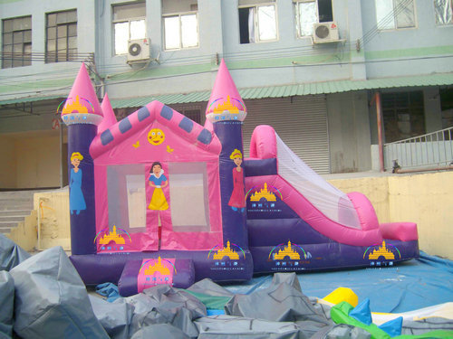 princess bounce house, bouncy castle