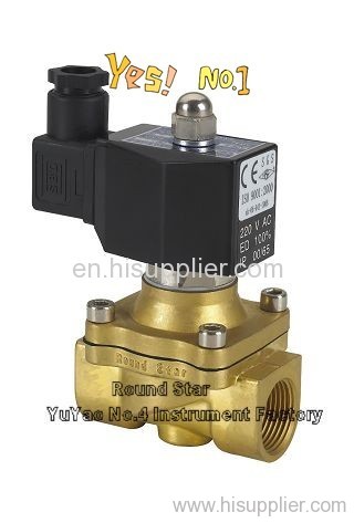 2 way copper IP 65 gas air weak acid vacuum Pneumatic solenoid valve