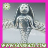 925 sterling silver mermaid charm beads