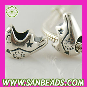 925 sterling silver Sun Moon Stars charms beads