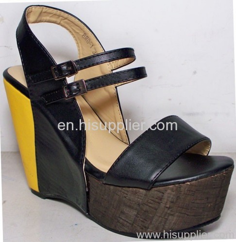ankle straped wedge sandal