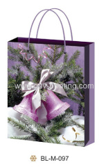 Promotional high quality paper bags for Christmas gifts