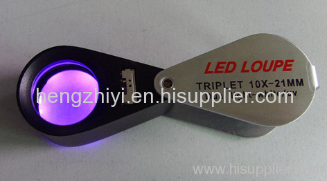 LED UV loupe