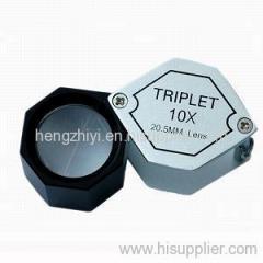 10x20.5mm triplet loupe