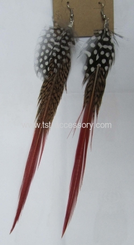 feather earrings