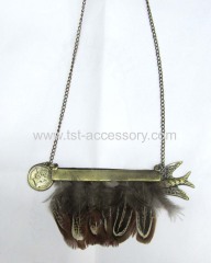 Lady's Feather Necklace