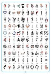 Temporary tattoo stencils