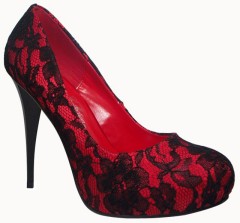 ROUNDED TOE HIGH HEEL PUMP