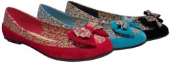 Rounded Toe Bow Flat