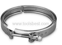 "V" band hose clamps