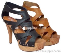 gladiator high heel sandal