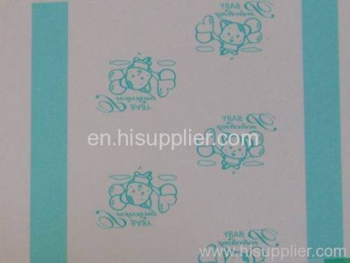 PE Back Sheet Print Film for baby diaper