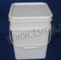 16L round paint pail mould