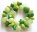 Green nature stone bracelet