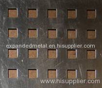 square hole perforated metal mesh filters