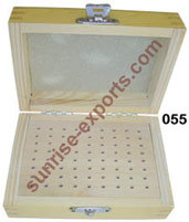 Wooden Bur Box jewelry tools