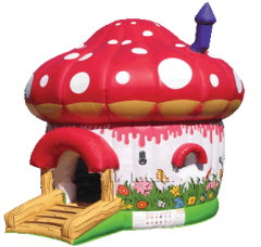 Red Mushroom Bounce House