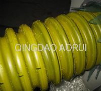 PE spiral reinforcing pipe machine