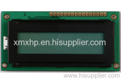 Character LCD Module with 1/8 Duty Cycle and Optional Power Supply