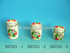 Ceramic storage canister