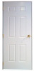 powde coating steel door with KD frame