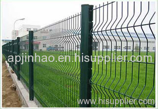 Welded mesh fence