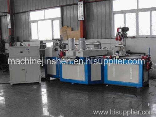 Spiral paper core winder machine