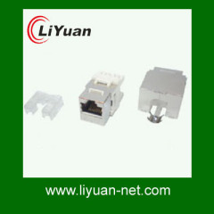 Dual IDC 180 degree STP Cat6 jack connectors