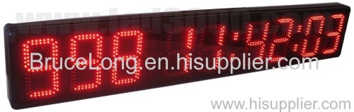 led digit clock sign