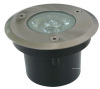 Dia.100mm 3x1W stainless steel Led underground light