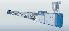 PE twin pipe extrusion production line