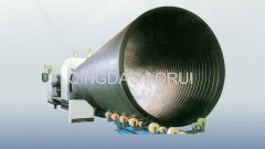 spiral pipe extrusion production machine