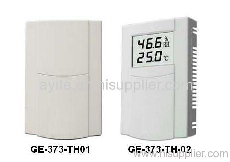 GE-373 Wall Mount Humidity & Temperature Transmitter with LCD Display