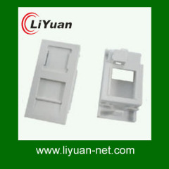 25x50mm RJ45 UK faceplate