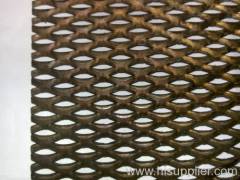 Titanium expanded metal mesh