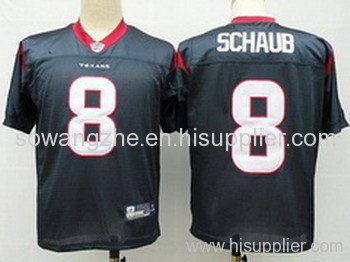 Houston Texans 8 Matt Schaub Blue NFL Jerseys