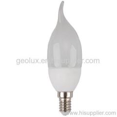 2W Candle Tail Ceramic LED Bulb