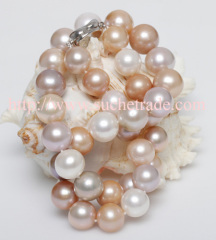 AAA grade 12-13mm freshwater pearl necklace