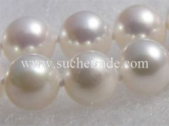 7-8mm white freshwater pearl necklace