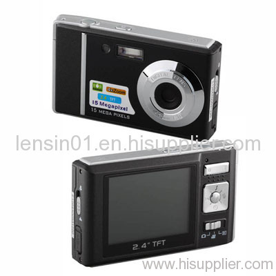 15.0Megapixel Digital Camera with 2.4"LCD