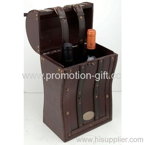Tesoro II Wooden Double Wine Box