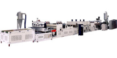 pp/pc hollow profile sheet making machine