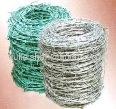 PVC coated barbed wire